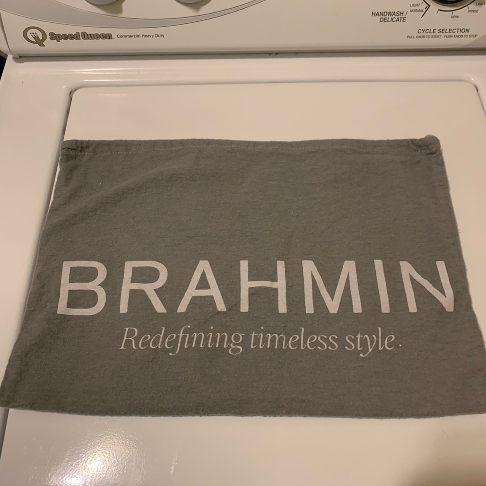100% AUTHENTIC NEW BRAHMIN SOFT THICK FABRIC DUSTBAG